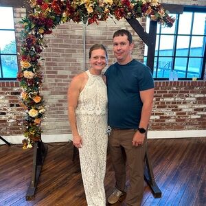 Lulus Lace Jumpsuit Size M